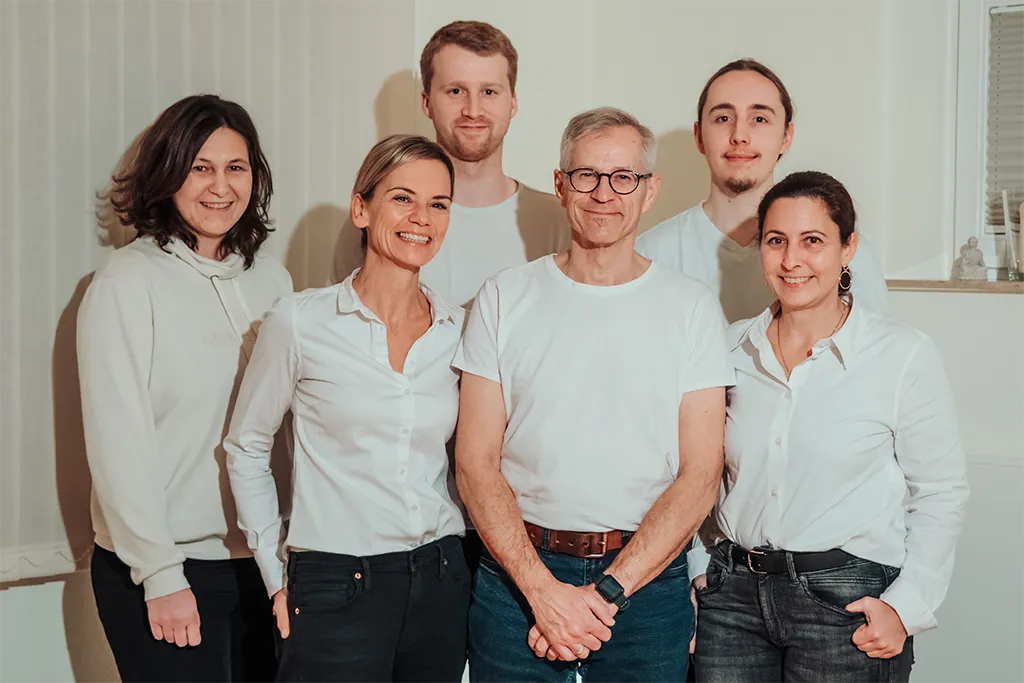 Das Team der Praxis für Physiotherapie, Yoga und Pilates Heike Wagner